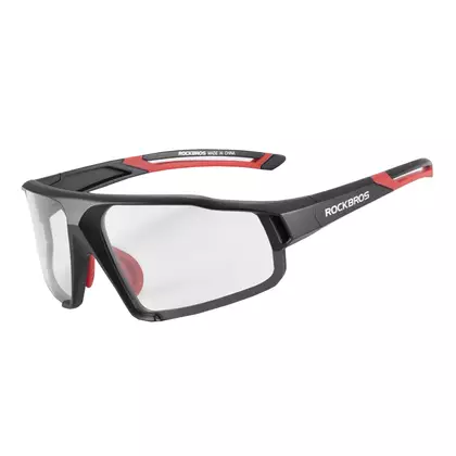 Rockbros SP216BK fotochromatické cyklistické / športové okuliare čierno-červená