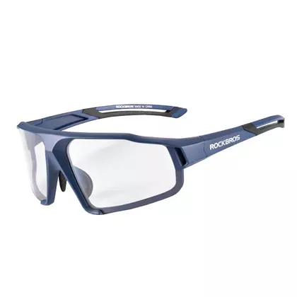 Rockbros SP216BL fotochromatické cyklistické / športové okuliare námornícka modrá
