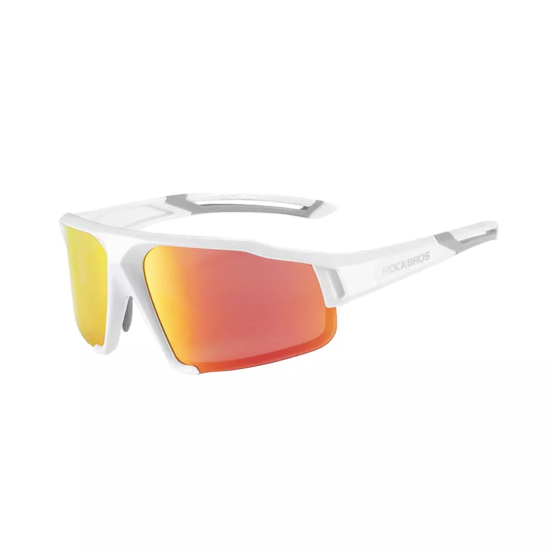 Rockbros SP216WR Polarizačné cyklistické / športové okuliare, biele