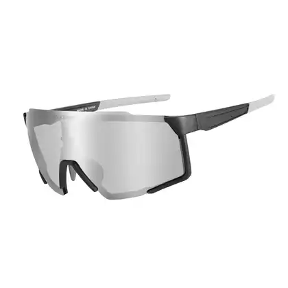 Rockbros SP22BK okulary rowerowe / sportowe z polaryzacją czarno-szare