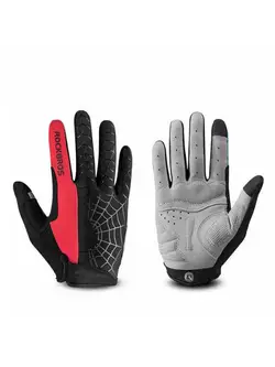 Rockbros cyklistické rukavice, čierno-červené S109-1BR