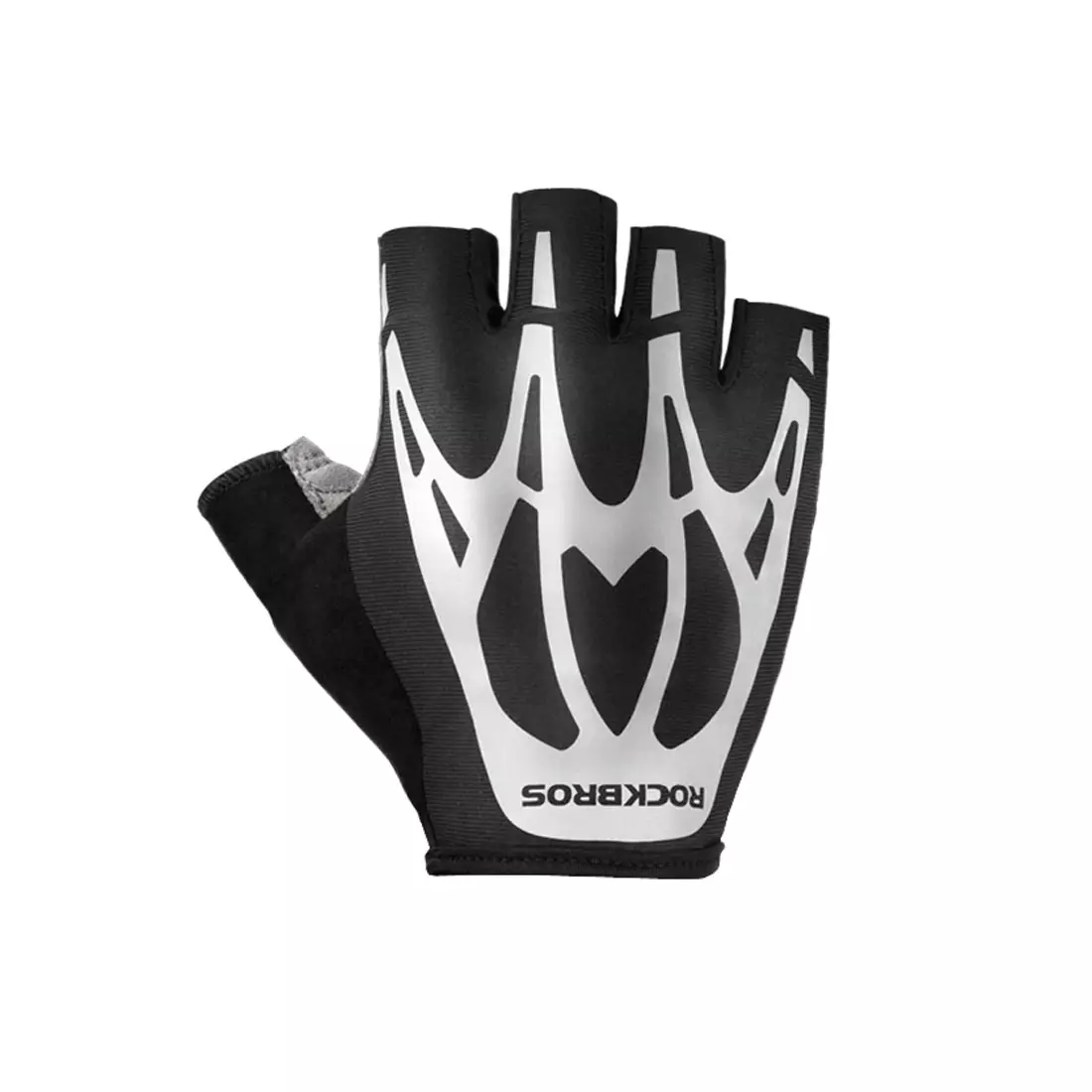 Rockbros cyklistické rukavice s krátkym prstom, čierne S227-BK