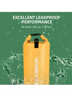 Rockbros vodeodolný batoh / vrece 5L, žltý ST-003Y