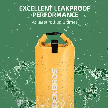 Rockbros vodeodolný batoh / vrece 10L, žltý ST-004Y