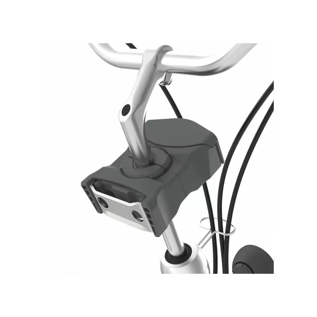 URBAN IKI  Predné sedadlo bicykla farba WHITE/BLACK 