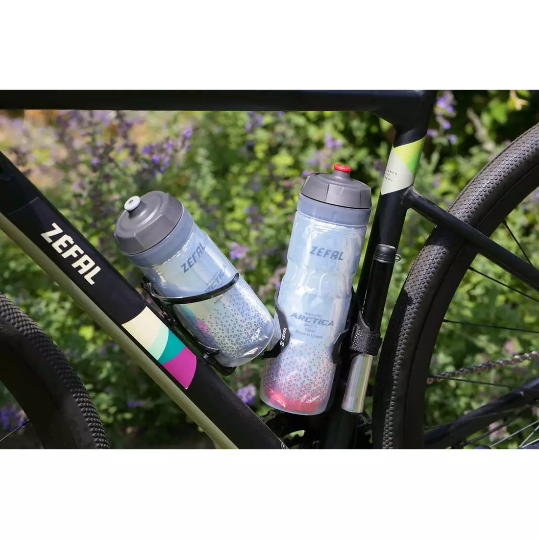 ZEFAL termo fľaša na bicykel ARCTICA 75 0,75L silver/black