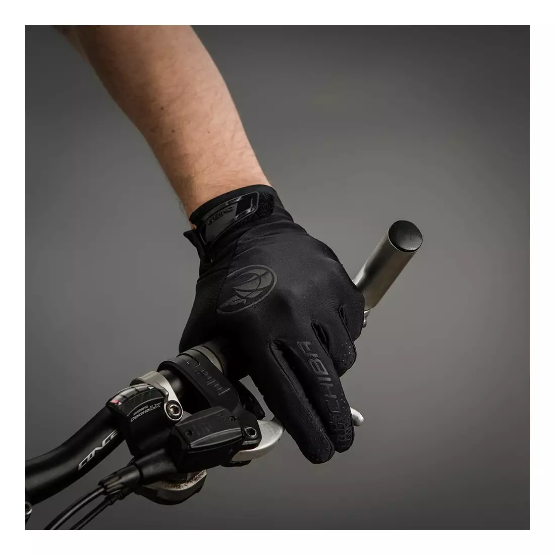 CHIBA BIOXCELL TOURING cyklistické rukavice dlhé, čierne 3060720