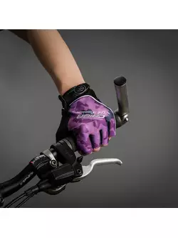 CHIBA LADY GEL PREMIUM mănuși de ciclism pentru femei, violet 3090120