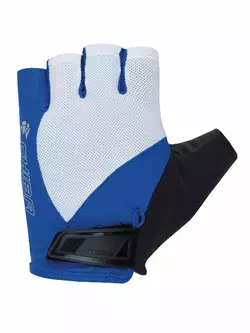 CHIBA SPORT PRO cyklistické rukavice, modré a biele 3040218