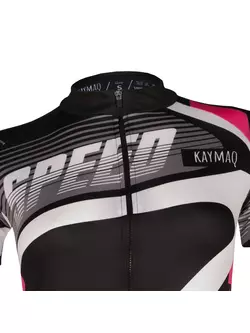 KAYMAQ DESIGN W1-M27 dámsky cyklistický dres s krátkym rukávom