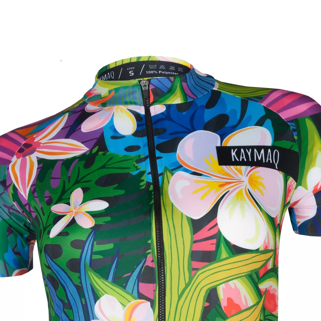 KAYMAQ DESIGN W15 dámsky cyklistický dres s krátkym rukávom