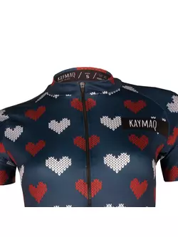 KAYMAQ DESIGN W31 dámsky cyklistický dres s krátkym rukávom