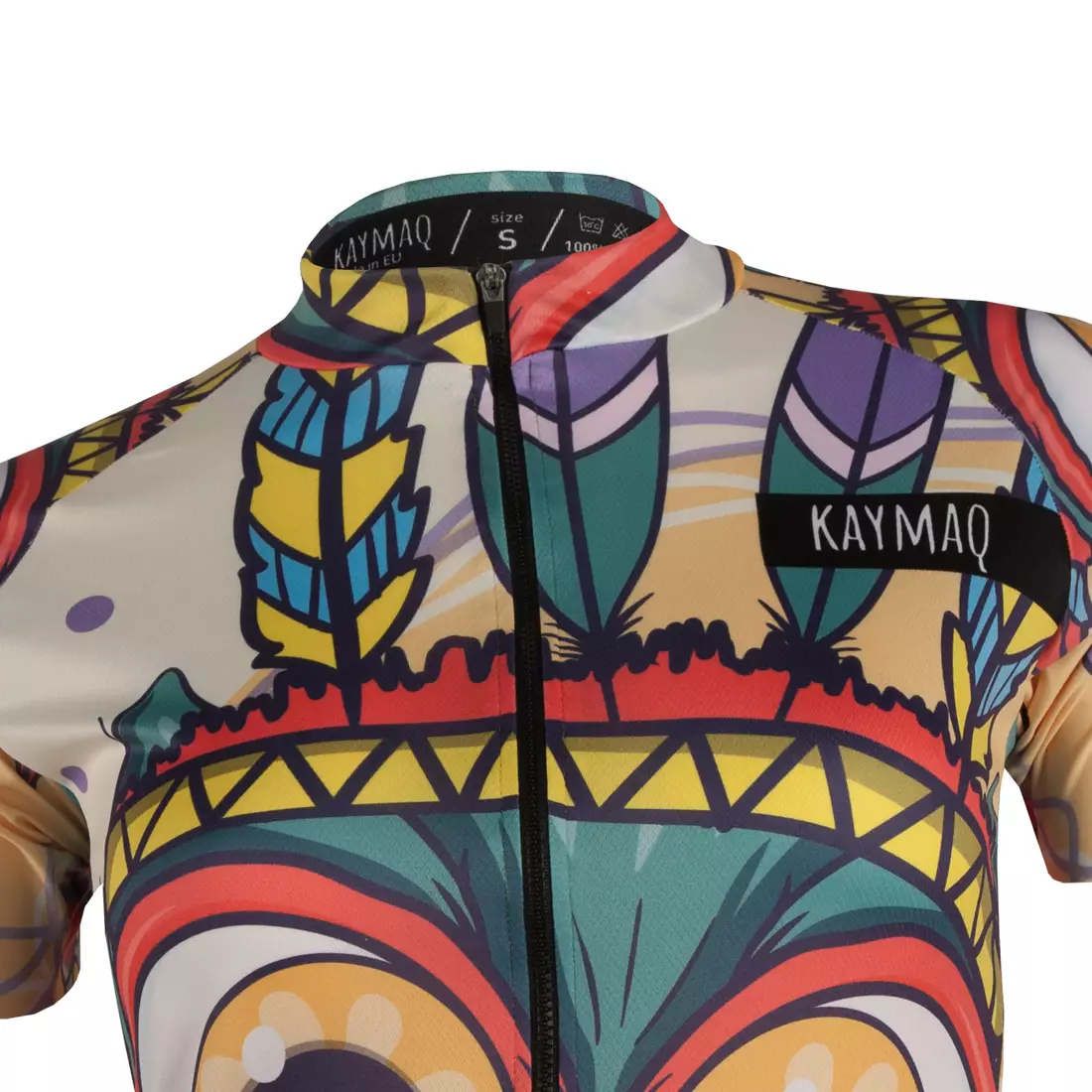 KAYMAQ DESIGN W39 dámsky cyklistický dres s krátkym rukávom