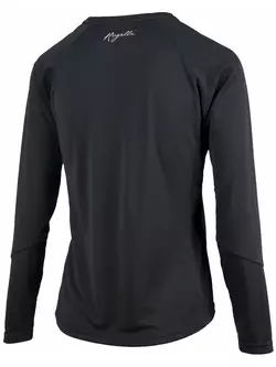 ROGELLI Dámske športové tričko s dlhým rukávom BASIC - čierna