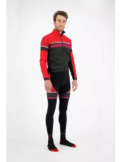 ROGELLI Pánske cyklistické nohavice HERO červená 