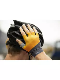 ROGELLI Pánske cyklistické rukavice KAI oranžová