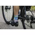 ROGELLI pánske cyklistické ponožky STRIPE žltý fluór