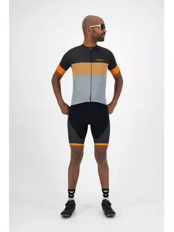 ROGELLI pánske tričko na bicykel BOOST grey/orange 001.119