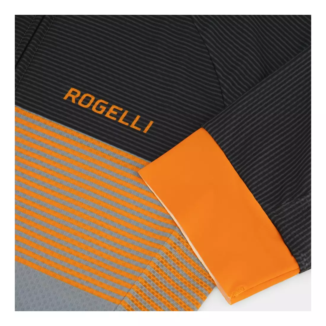 ROGELLI pánske tričko na bicykel BOOST grey/orange 001.119