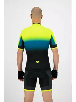 ROGELLI pánske tričko na bicykel HORIZON yellow/blue 001.416