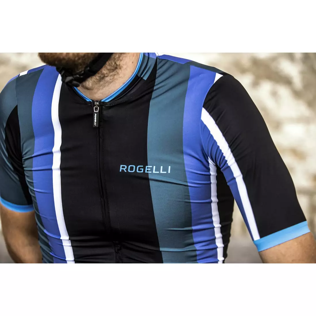 ROGELLI pánske tričko na bicykel VINTAGE blue 001.620
