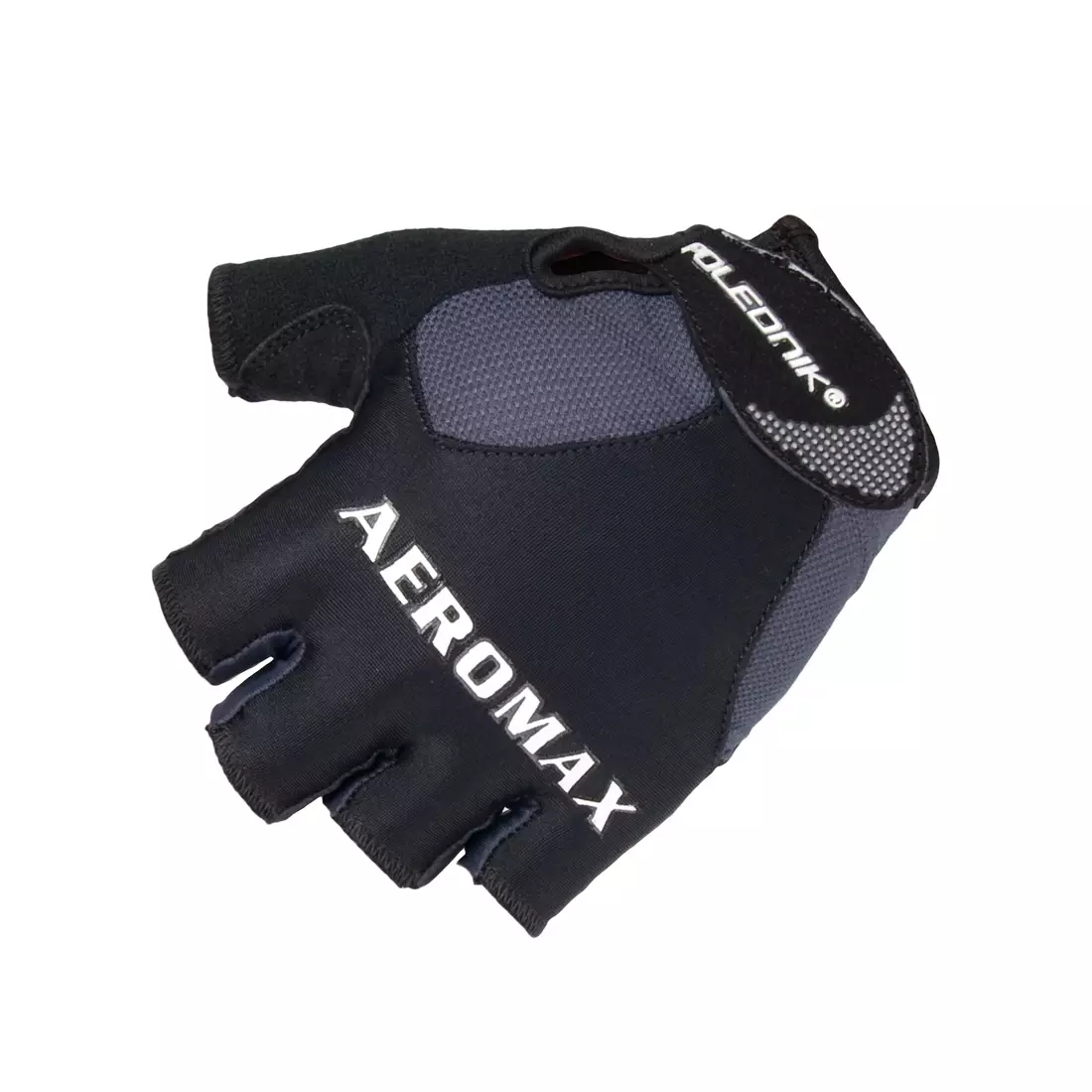 Cyklistické rukavice POLEDNIK AEROMAX, farba: Čierna