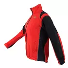 ROGELLI RUN ELVI - ultraľahká dámska bunda do dažďa, červená - čierna