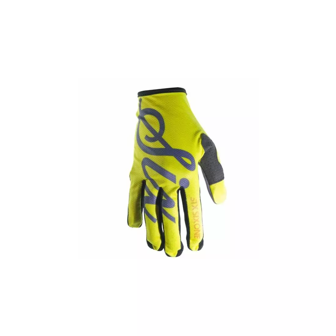 661 cyklistické rukavice COMP yellow dlhý prst