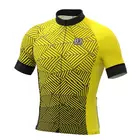 BIEMME pánsky cyklistický dres ANGLIRU black yellow