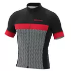 BIEMME pánsky cyklistický dres MORTIROLO black red
