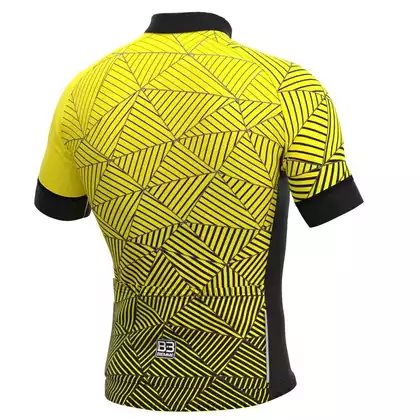 BIEMME pánsky cyklistický dres ANGLIRU black yellow