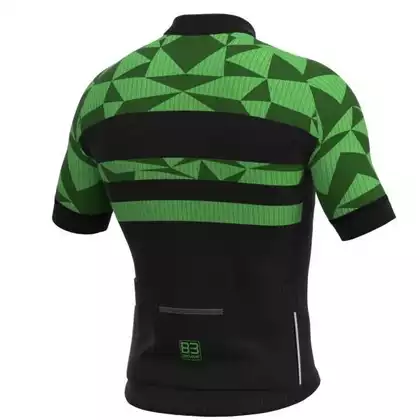 Biemme pánsky cyklistický dres SEMPIONE čierna a zelená
