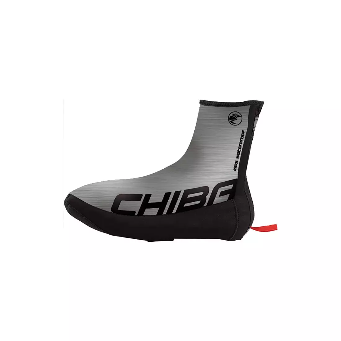 CHIBA THERMO NEOPREN UBERSCHUH chrániče proti dažďu pre cyklistickú obuv, reflexné strieborné 31439