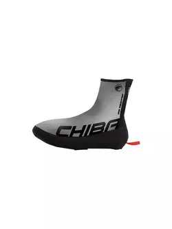 CHIBA THERMO NEOPREN UBERSCHUH chrániče proti dažďu pre cyklistickú obuv, reflexné strieborné 31439
