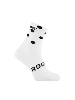 ROGELLI dámske cyklistické ponožky SPRINKLE biely