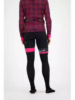ROGELLI dámske zimné cyklistické nohavice SELECT black/pink