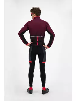 ROGELLI pánske cyklistické nohavice so šľapkami FUSE red