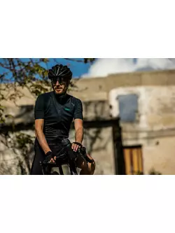 ROGELLI pánske tričko na bicykel WEAVE black/green 001.331