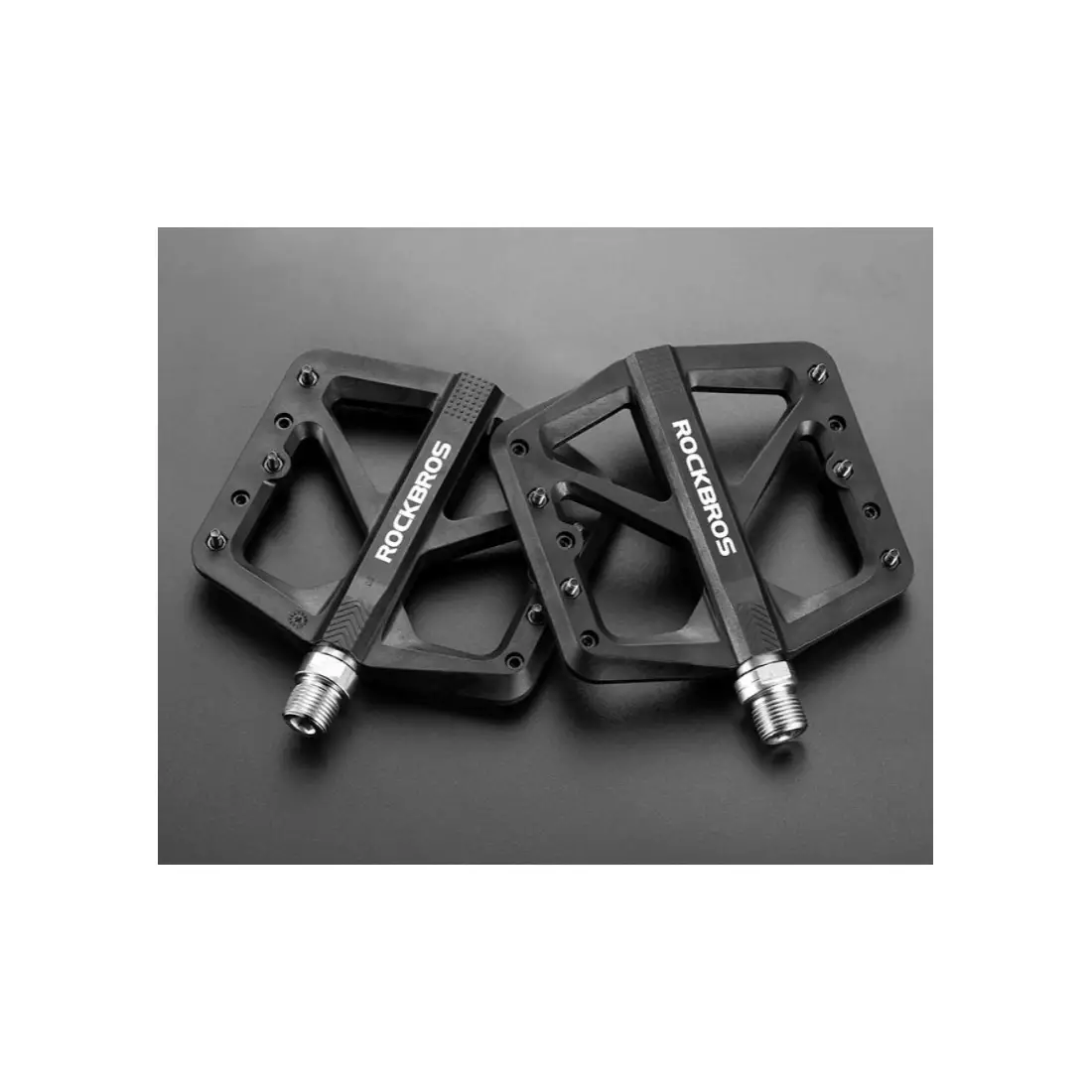 Rockbros nylon plošinové pedále, Černá M906-BK