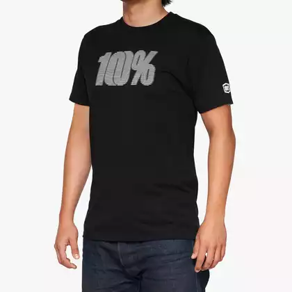 100% DEFLECT pánske športové tričko, black
