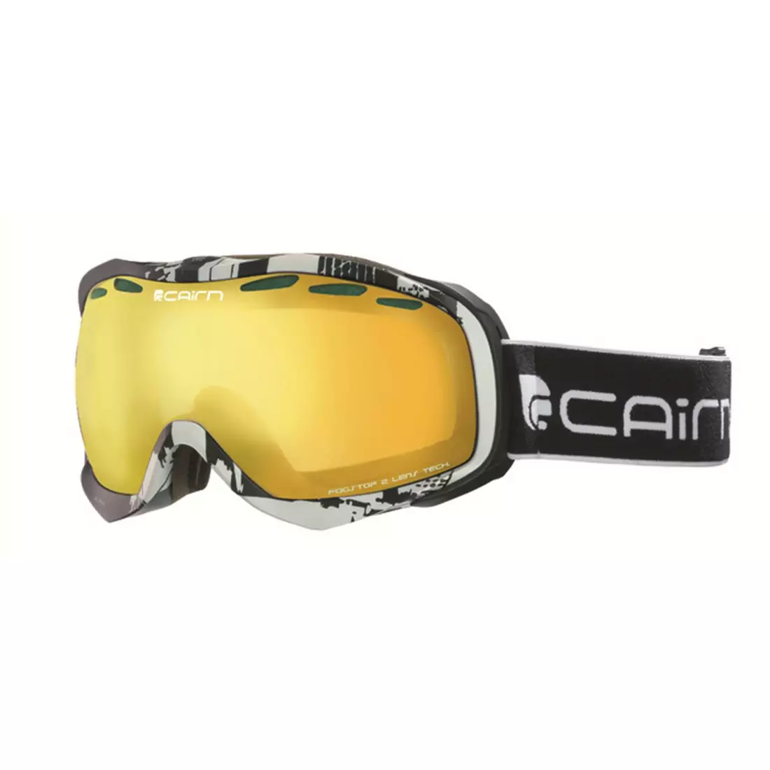 CAIRN lyžiarske/snowboardové okuliare ALPHA SPX1000 6979 black-white/orange 5808576979