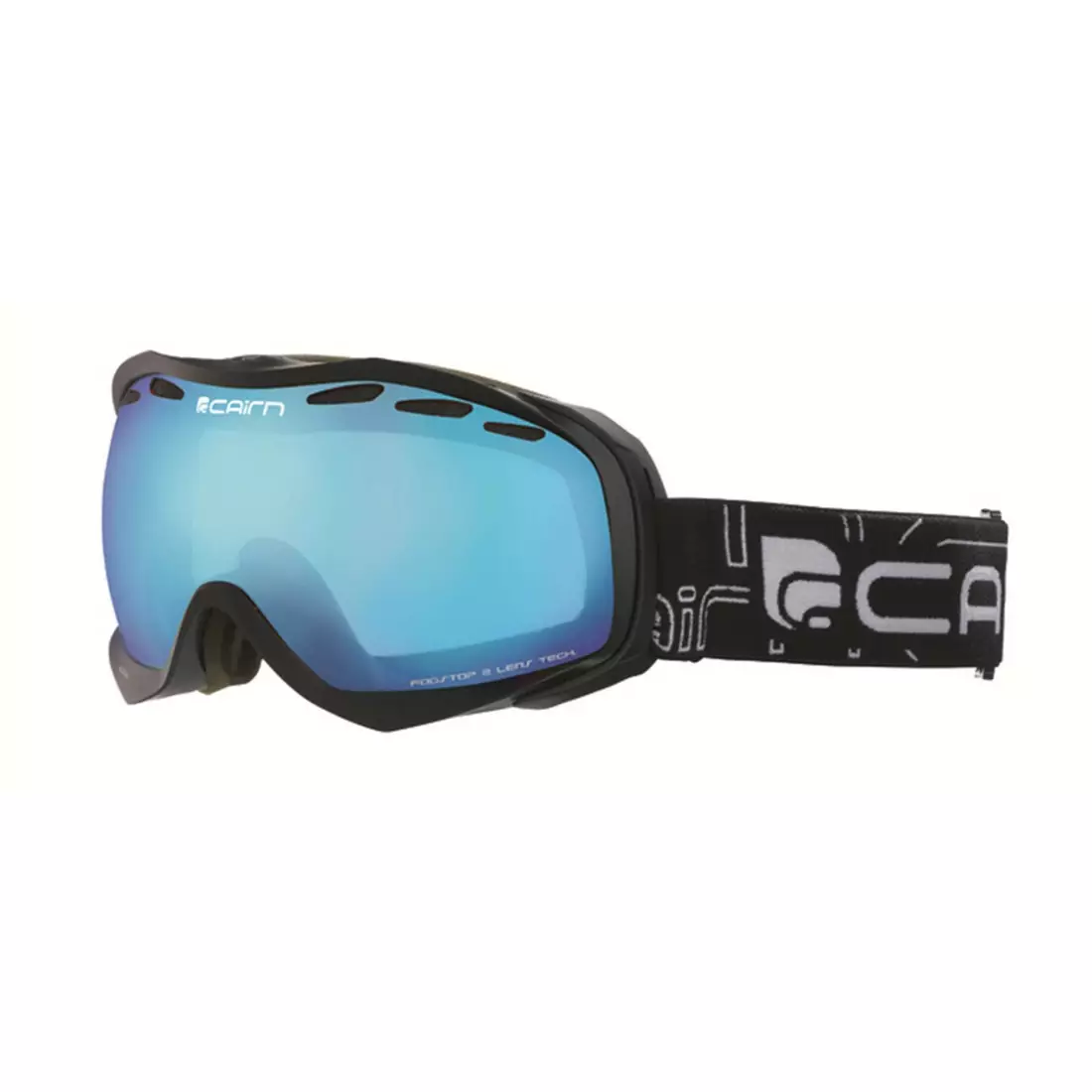 CAIRN lyžiarske/snowboardové okuliare ALPHA SPX3000 8202, black/blue 5808518202
