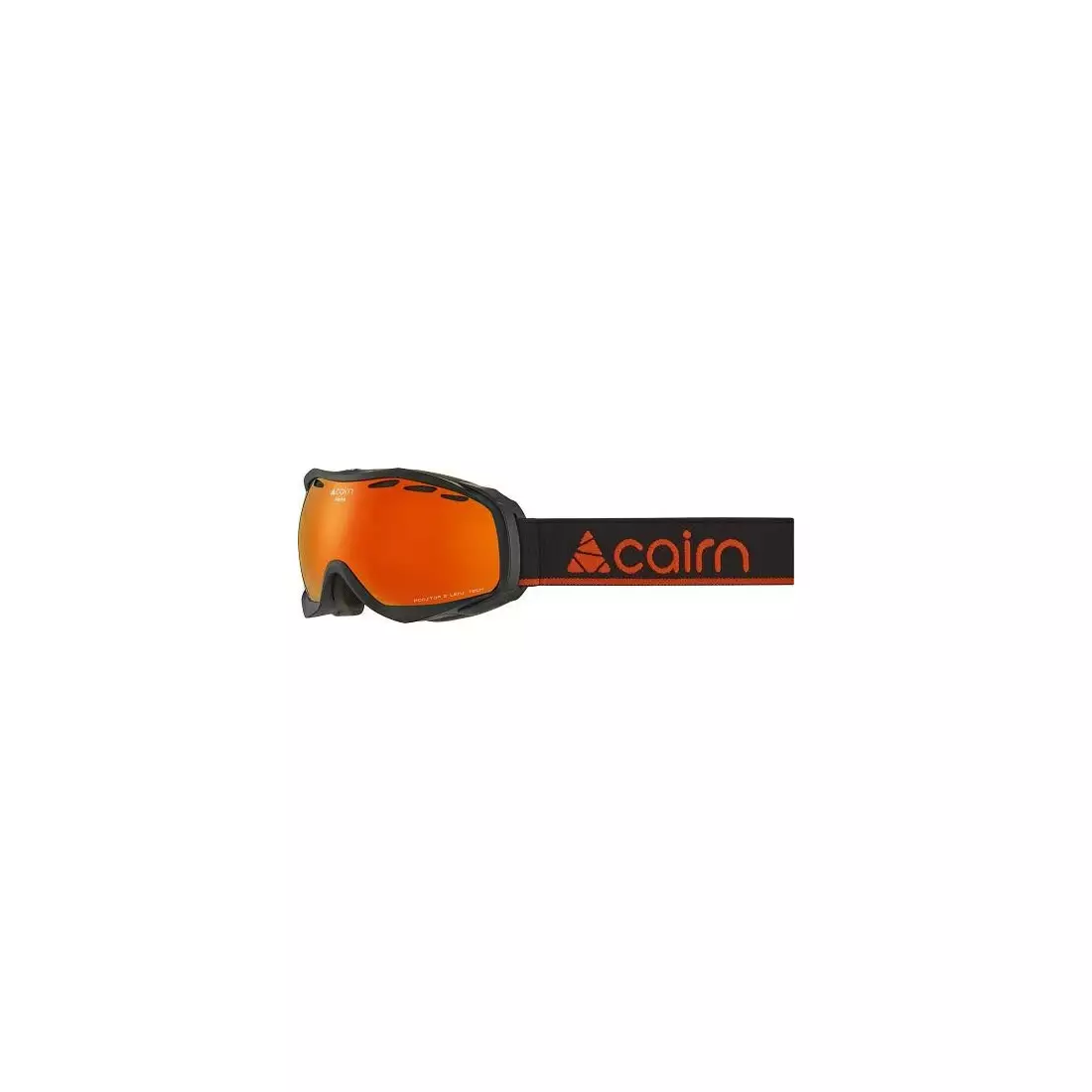 CAIRN lyžiarske/snowboardové okuliare ALPHA SPX3000 IUM Mat Black Orange Mirror 
