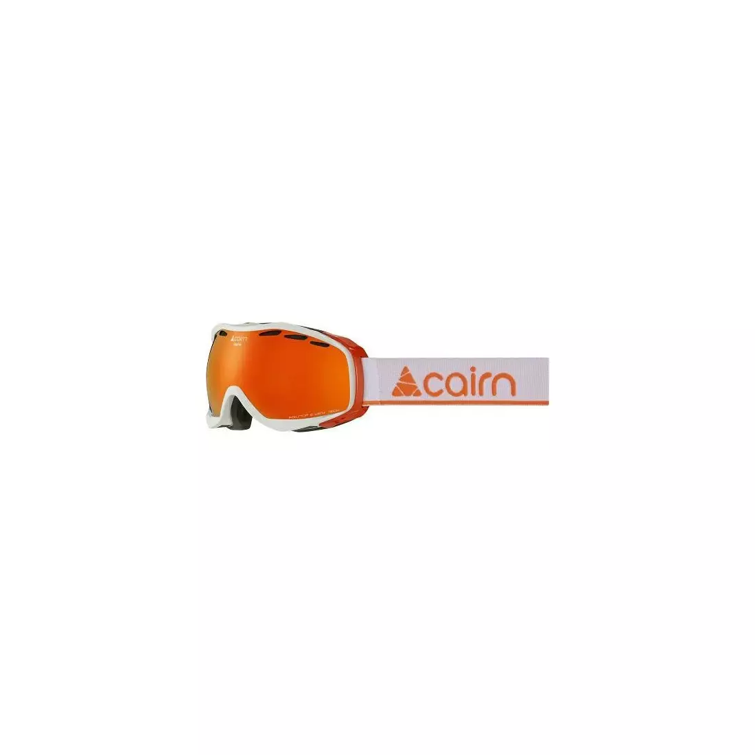 CAIRN lyžiarske/snowboardové okuliare ALPHA SPX3000 IUM Shiny White Orange