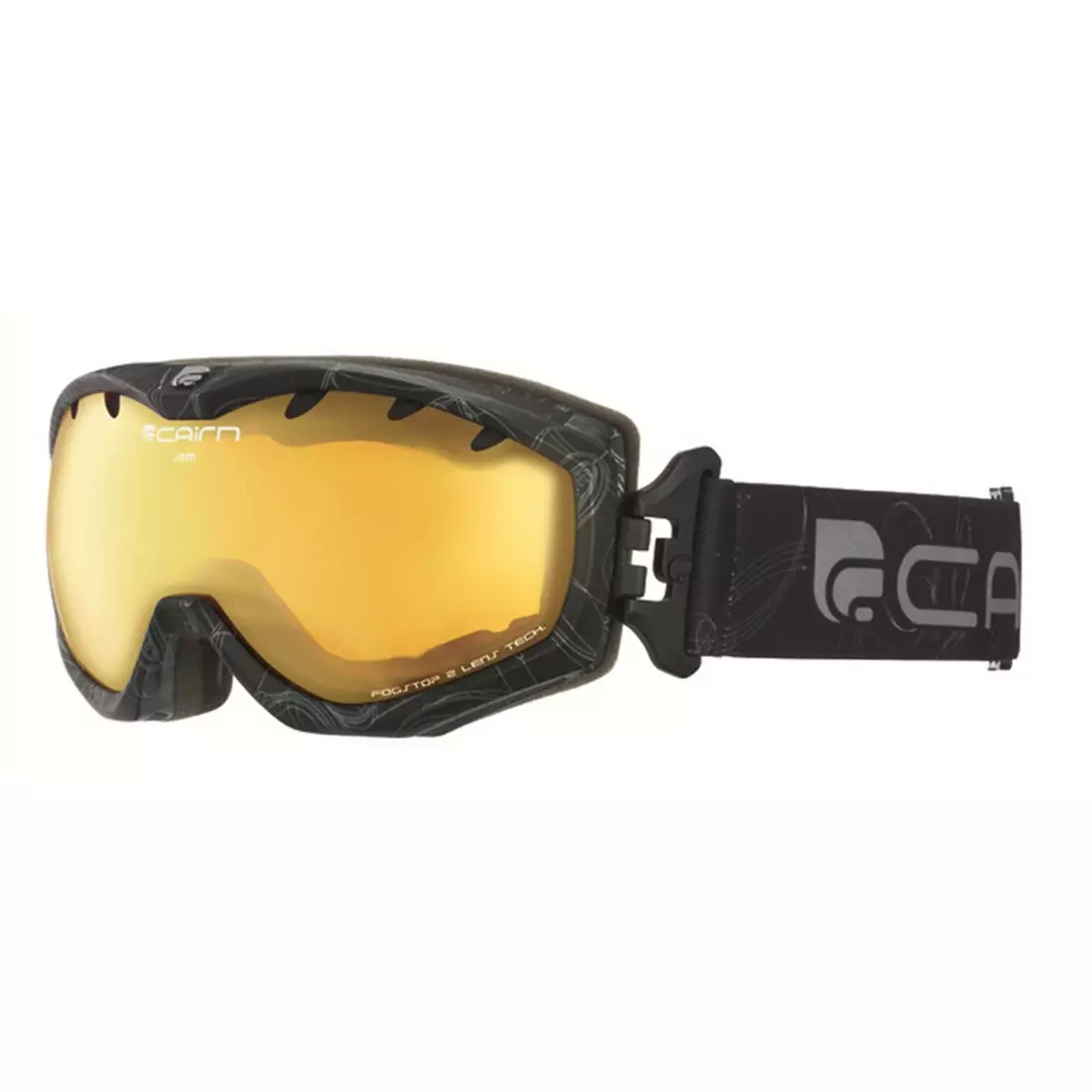CAIRN lyžiarske/snowboardové okuliare JAM SPX1000 6966, black/orange, 5805776966