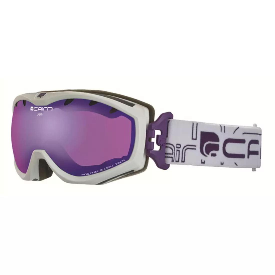 CAIRN lyžiarske/snowboardové okuliare JAM SPX3000 IUM 8201, white, 5805718201