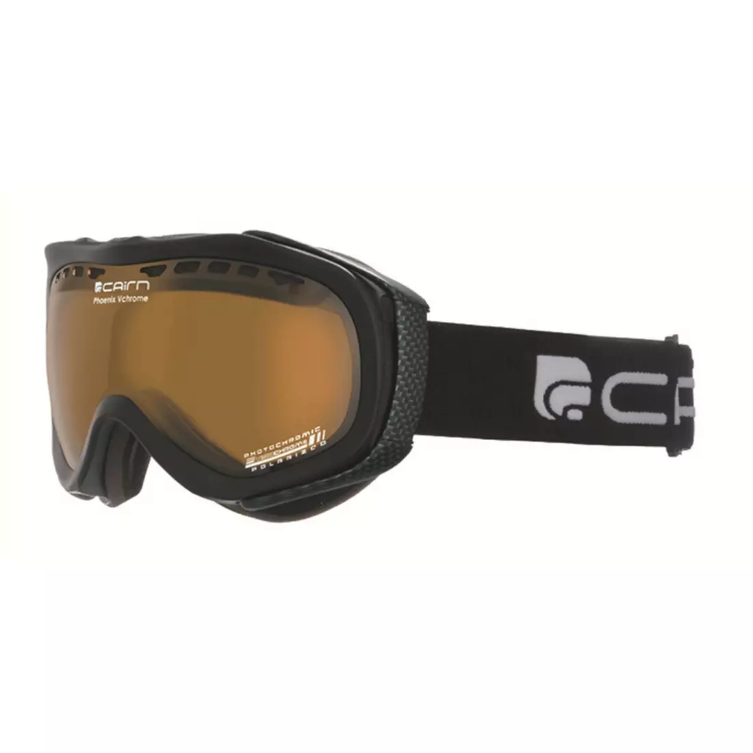 CAIRN lyžiarske/snowboardové okuliare Phoenix VCHROME 202, black, 580628202