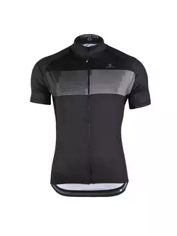 DEKO STYLE-0421 pánsky cyklistický dres s krátkym rukávom Černá