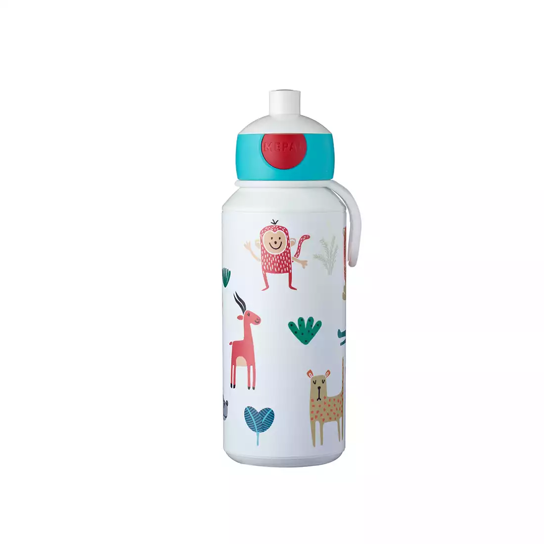 MEPAL POP-UP CAMPUS fľaša na vodu pre deti 400 ml, Animal Friends