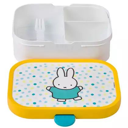 Mepal Campus Miffy Confetti detská lunchbox, biela a žltá